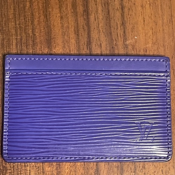 Louis Vuitton Other - Louis Vuitton Epi Vibrant Purple Card Holder